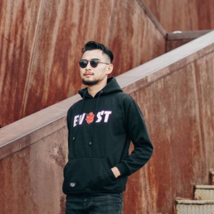 Jaket Hoodie EVOST Original ROSE