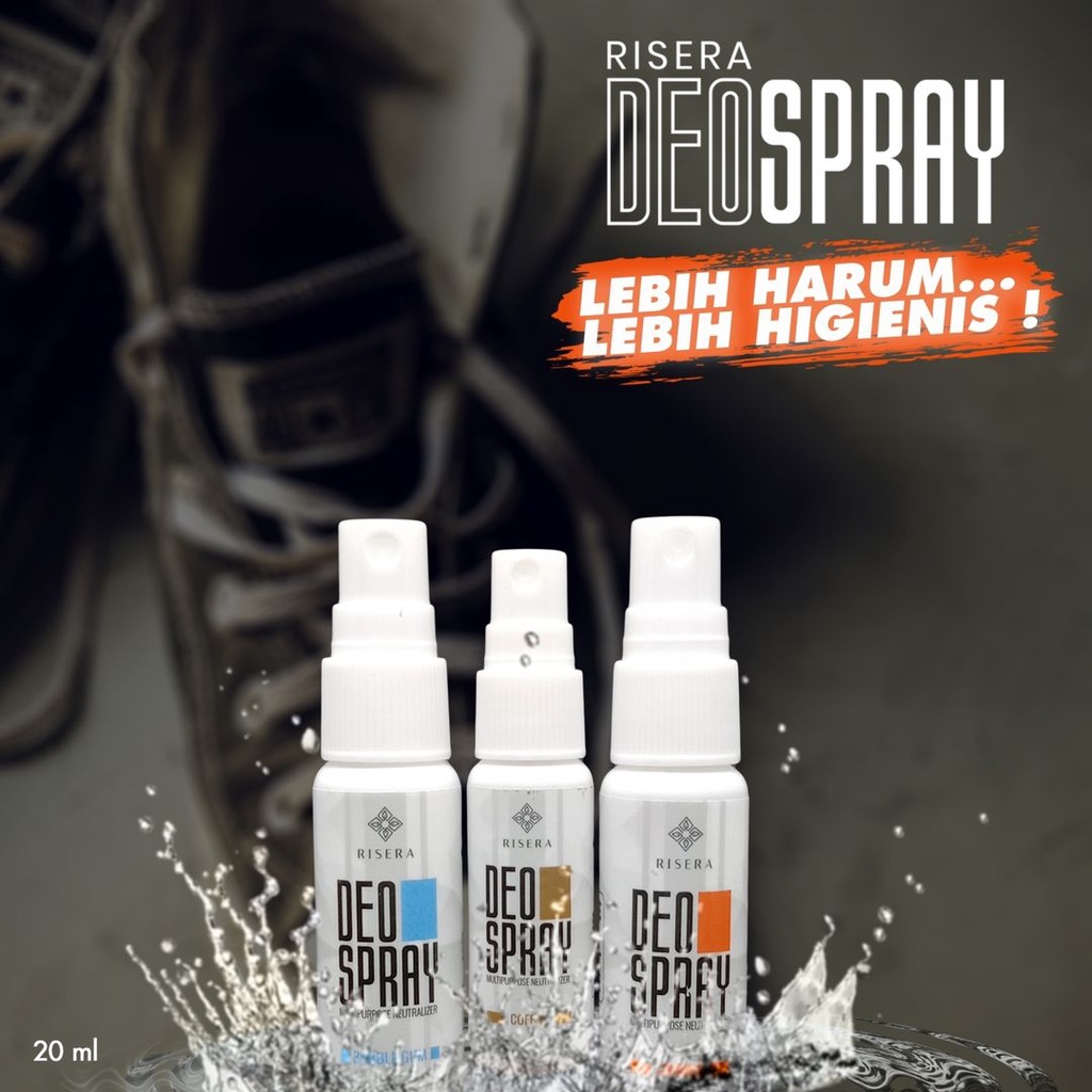 Parfum Sepatu | Shoe Parfume | Pembersih Sepatu Anti Bakteri | Parfum Helm dan Jacket | 20ml RISERA 