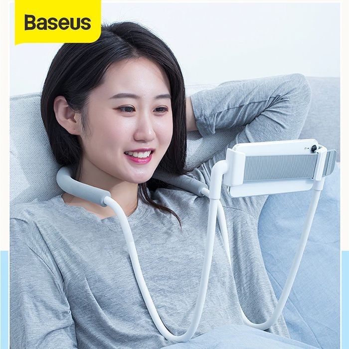 BASEUS LAZYPOD LEHER DAN PINGGANG LAZY NECK PHONE HOLDER CELL STAND