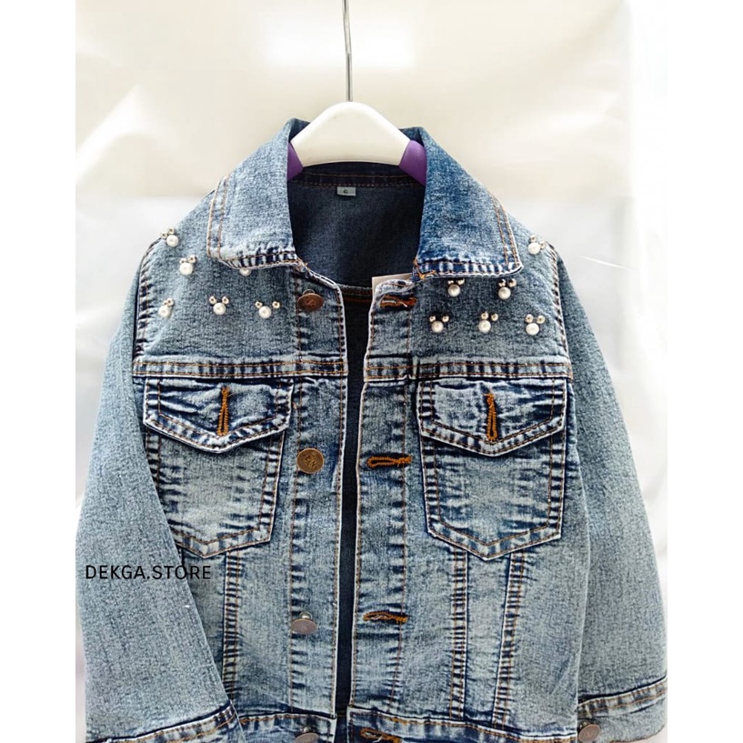 JAKET ANAK JEANS SNOW MUTIARA