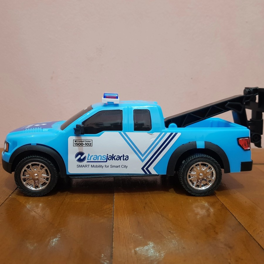 Mainan Mobil Layanan Derek Busway - Mainan Mobil Derek Transjakarta