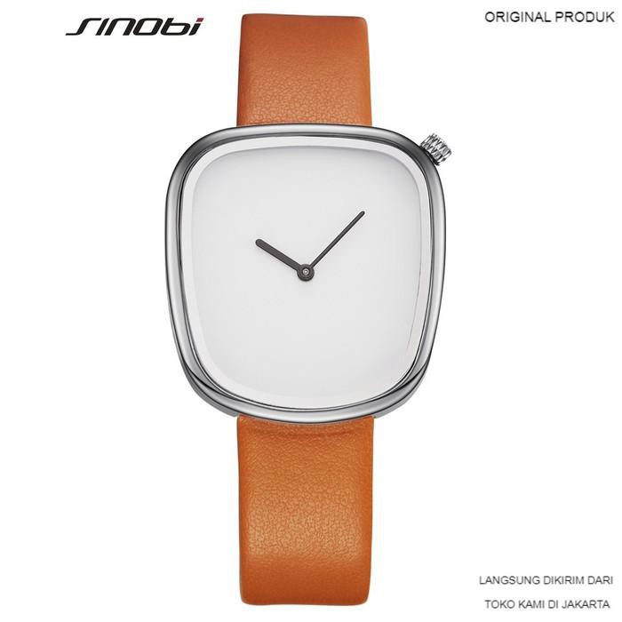 Terlaris Jam Tangan Wanita SINOBI 9705 Analog - Orange Berkualitas