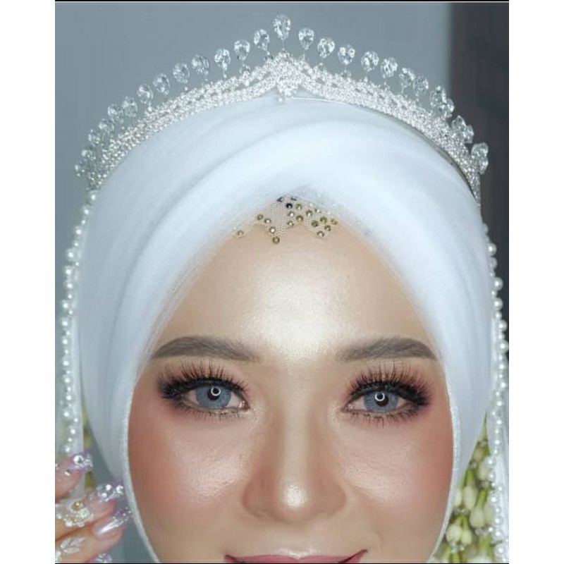 Mahkota Pengantin Mutiara / Aksesoris Rambut / Aksesoris Hijab