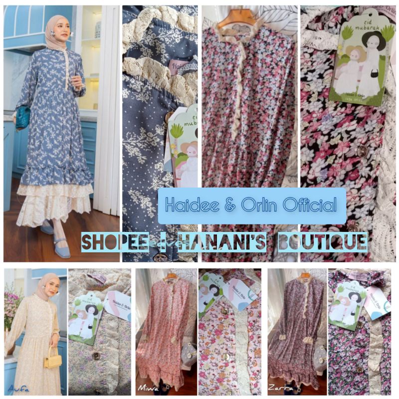 HAIDEE &ORLIN Midi Raya Aufa, Miwa, Recca, Zarra by Haidee & Orlin