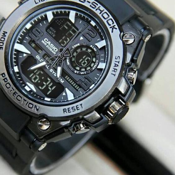 ★NEW★ COD ( Bayar Tujuan ) Jam Tangan Pria Sporty Casio G-Shock GST-8600 Black Series BE7