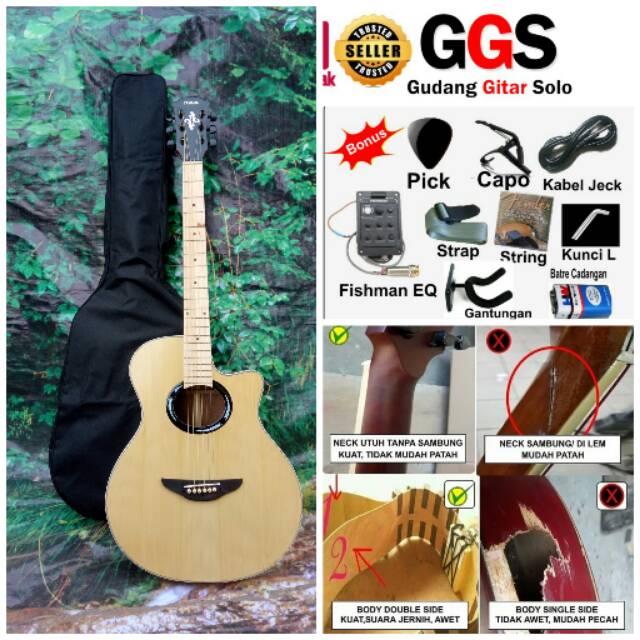 gitar akustik elektrik tuner yamaha apx500ii copy