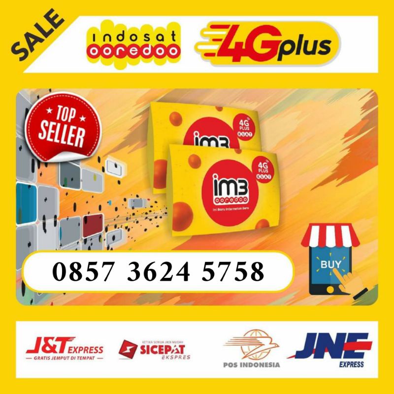 Nomor cantik indosat maju mapan 5758  kartu perdana indosat 4G 5758