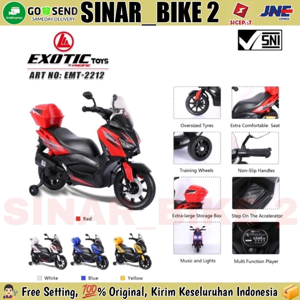 Motoran Aki Exotic EMT-2212 Model N-MAX