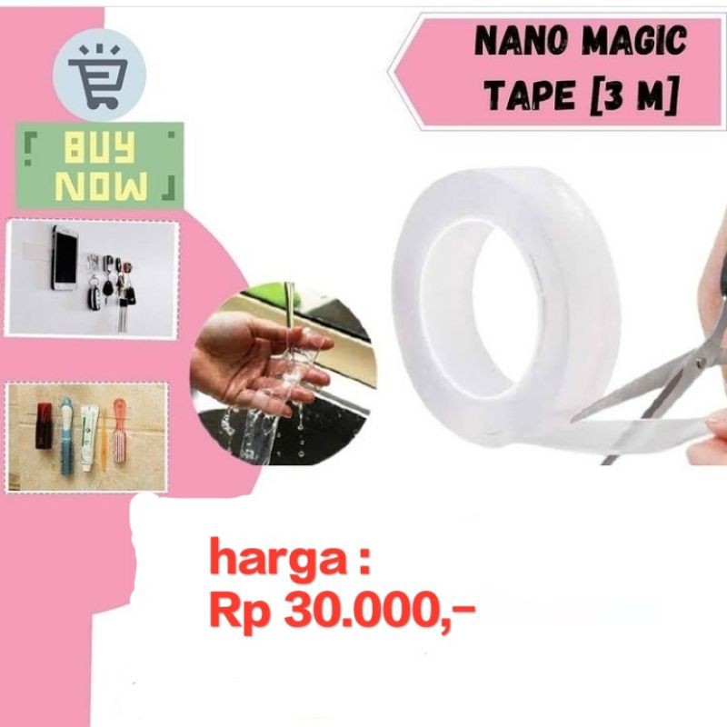 

Nano Magic Tape (3m)/Tape/Solasi/Plester/Solatip
