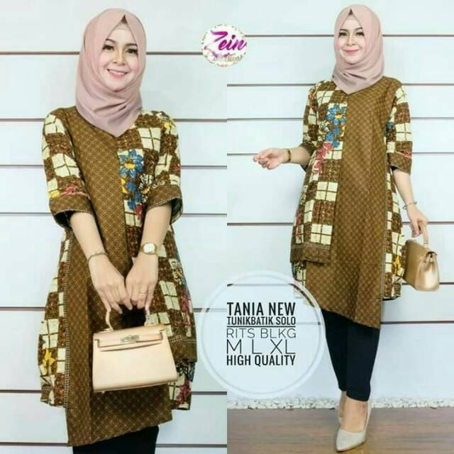 Banting Harga New Tania Tunik Batik Mataraman Sogan Kombinasi aqJDAwhd0beXG