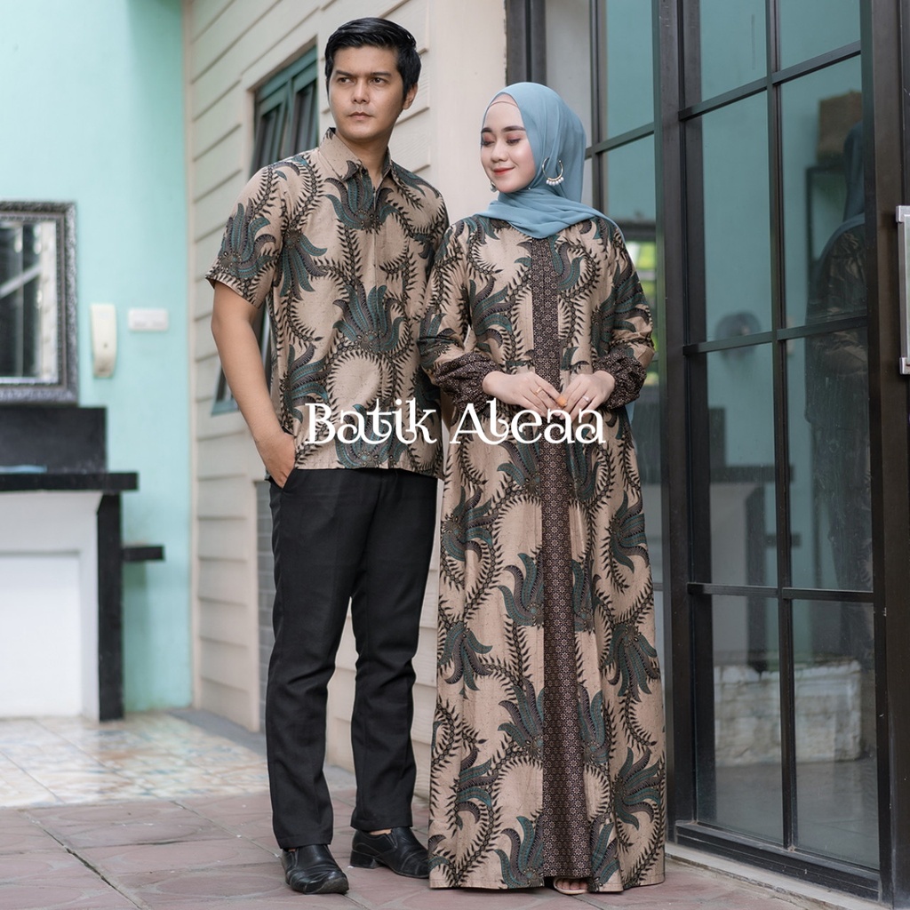 Batik Aleaa Couple batik seragam hajatan.