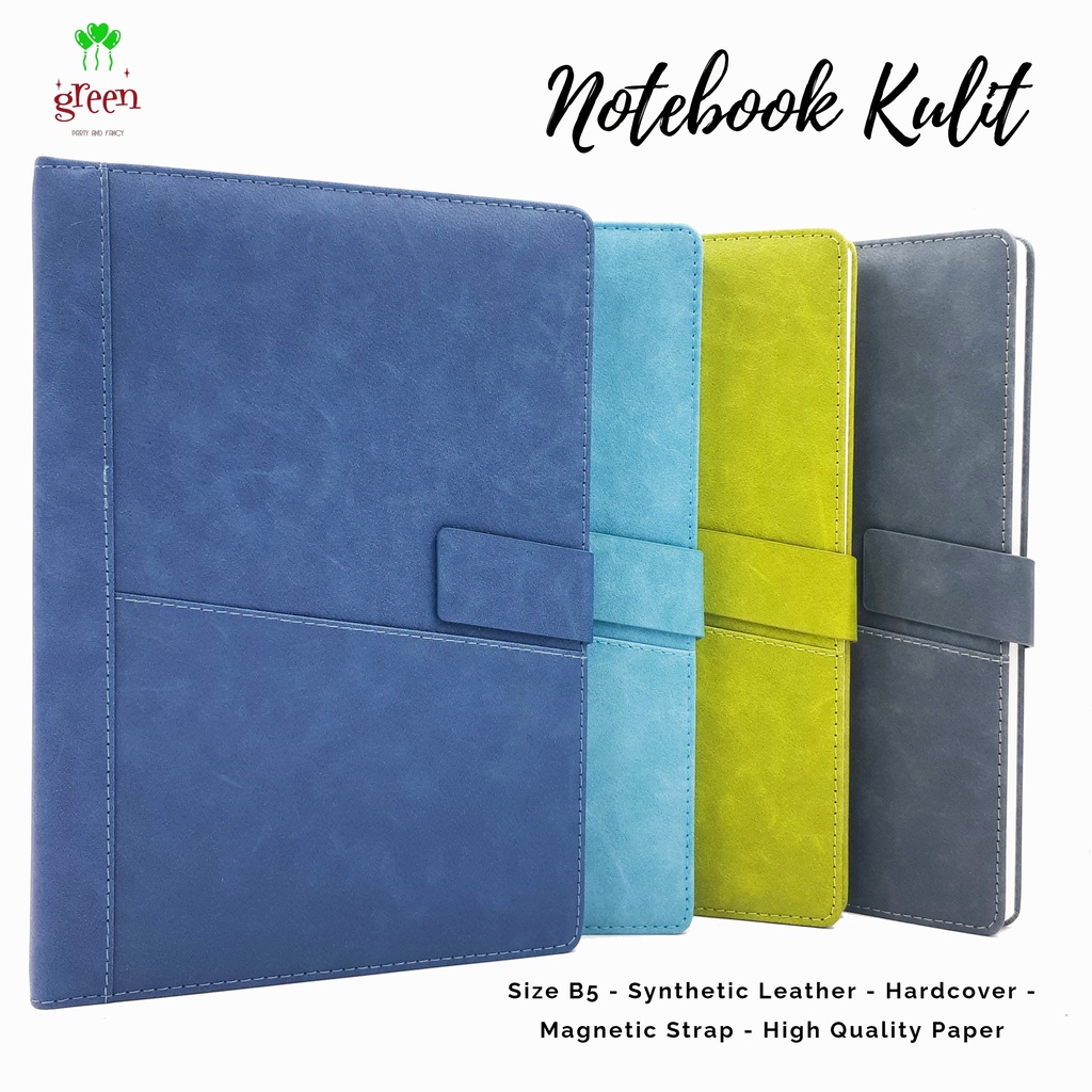 

Notebook kulit B5 Notebook hardcover Buku jurnal Buku Diary Agenda B5 Notebook kancing Leather notebook | AI-364