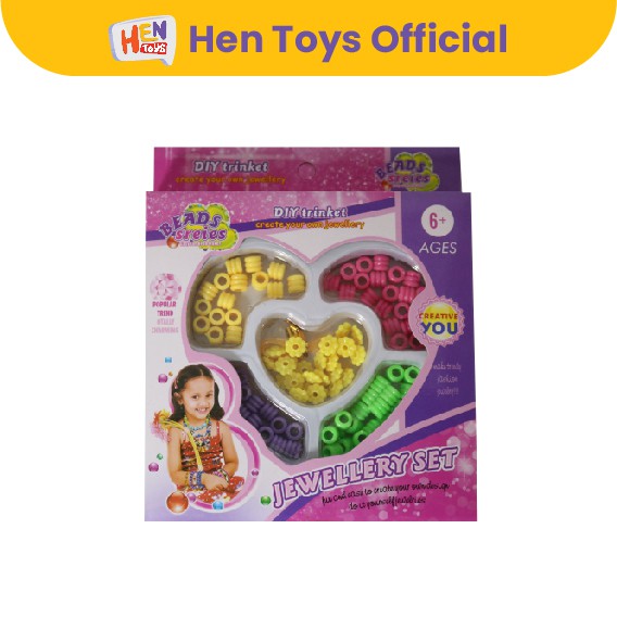 Beads Sreires DIY Trinket Jewellery Set / Manik-manik Gelang / DIY Gelang Anak / DIY Perhiasan Gelan