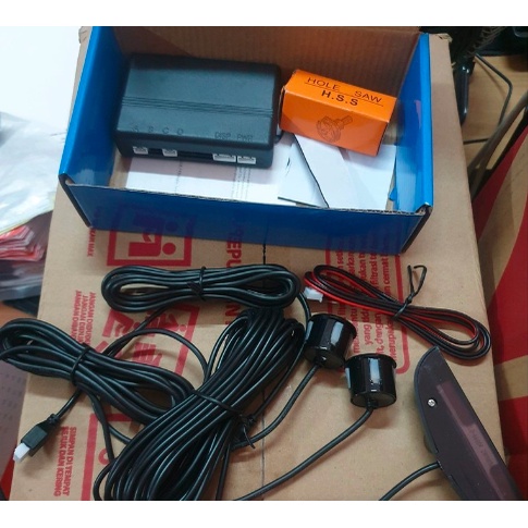 Sensor Parkir Parking Mundur Bumper Bemper Belakang 2 Titik Mobil Honda Brio Mobilio Jazz RS Freed