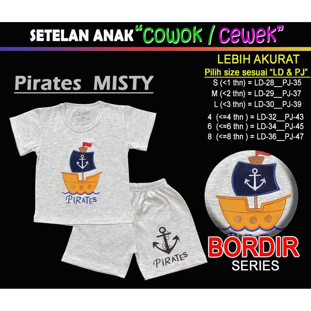 setelan kaos anak kapal pirates