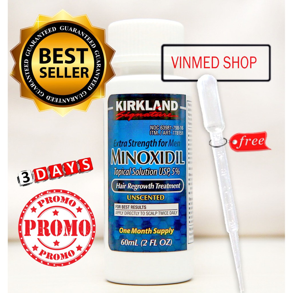 Kirkland Minoxidil 5%+ Biotin 7.500 mcg PAKET HEMAT