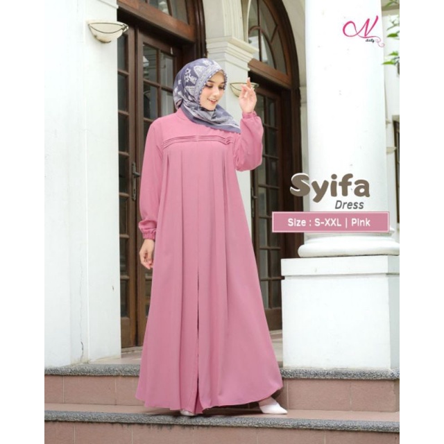 Syifa Dress By // Syifa Dress // Nanavi Daily // Gamis Daily
