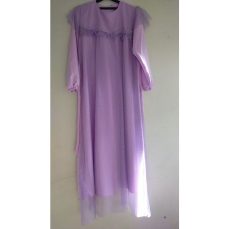 Gamis Pesta Lilac