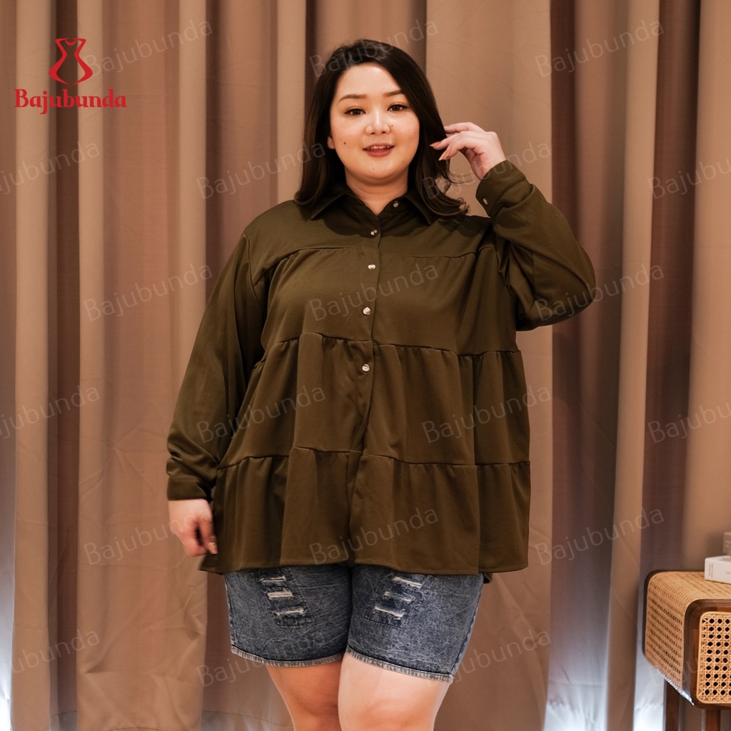 Bajubunda Atasan Wanita Jumbo LD 130 140 / Blouse Big Size / TESSA