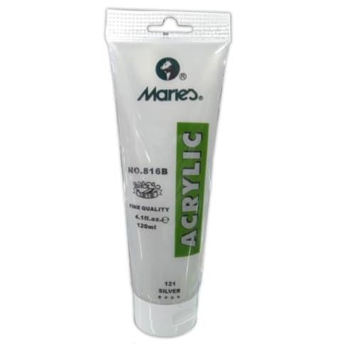 

ACRYLIC MARIES 120 ML GOLD, SILVER & COPPER - SILVER