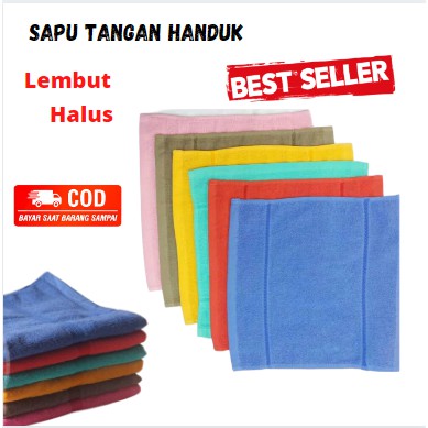 Sapu Tangan Handuk/Sapu Tangan Handuk Kecil/Handuk Kecil Polos/Handuk Kecil Polos Murah