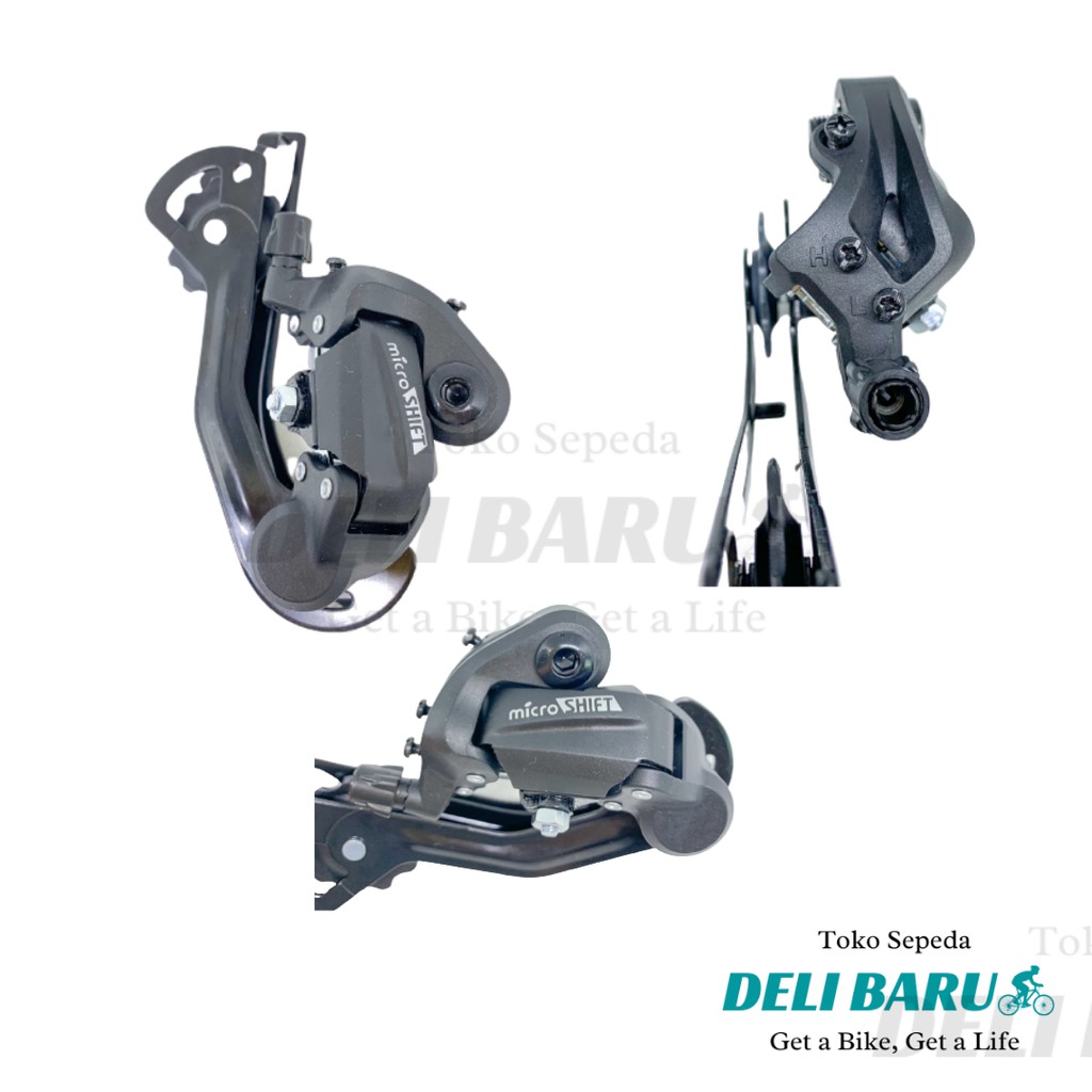 Microshift RD 9 speed Rear Derailleur sepeda MTB