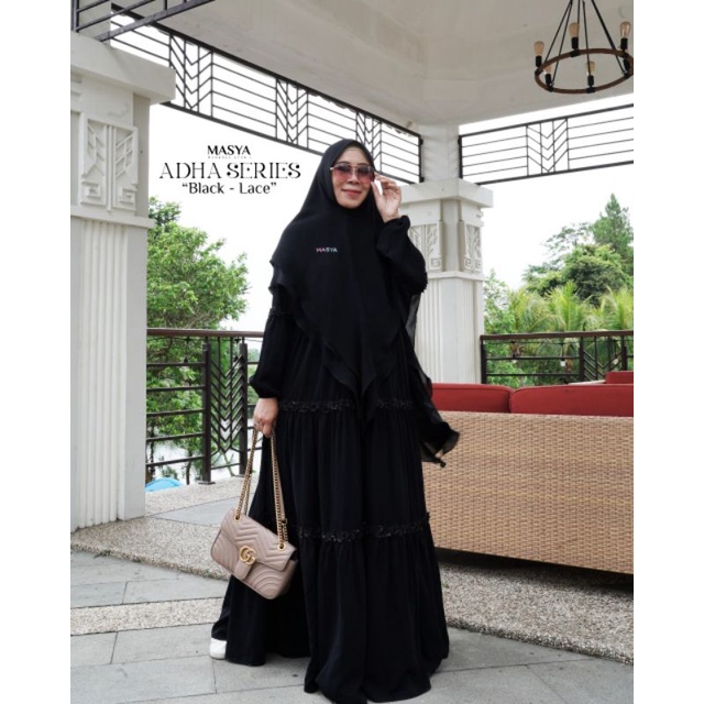 Adha Series Black Lace by Masya Syar'i