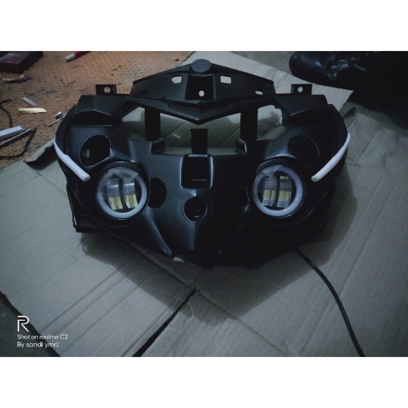 INNER CUSTOM MX KING DADA VARIASI LED LAMPU SENJA PNP