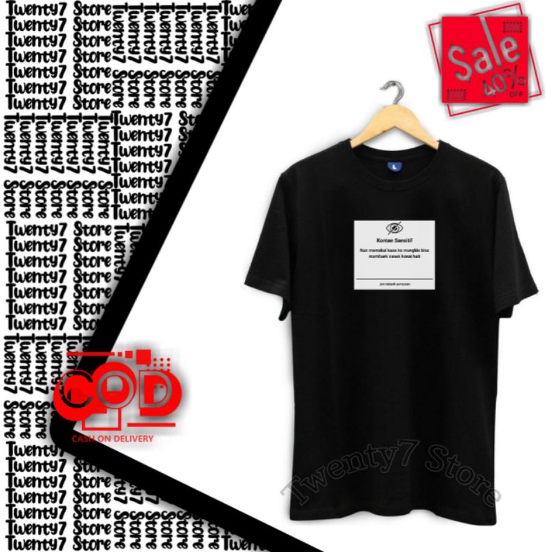 Baju Kaos Minang Konten Sensitif Kaos Distro Minang Terbaru Cowok Cewek