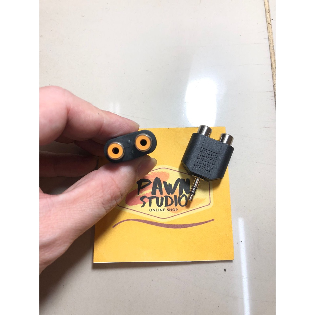 JACK CONVERTER AUX 2 RCA TO 3.5 mm MINI STEREO