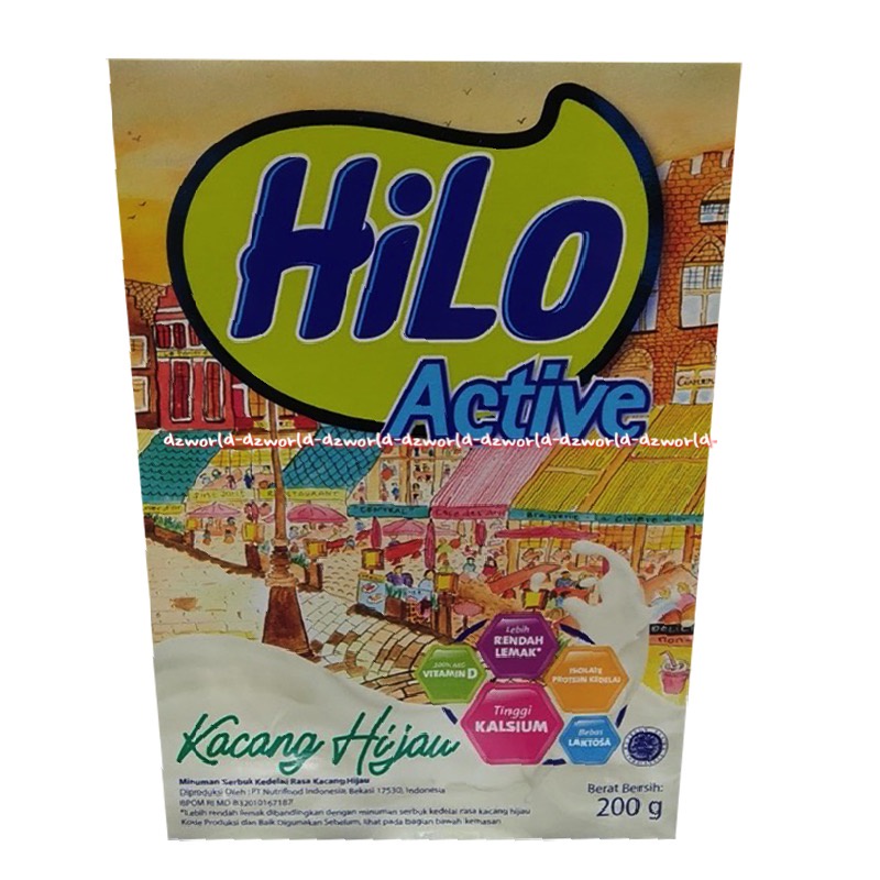 Hilo 200gr Kacang Hijau Protein Kedelai Susu Hilo Kacang Kedelai Soya Hailo Minuman Serbuk Kedelai Rasa Kacang Hijau Soy Milk Mug Bean