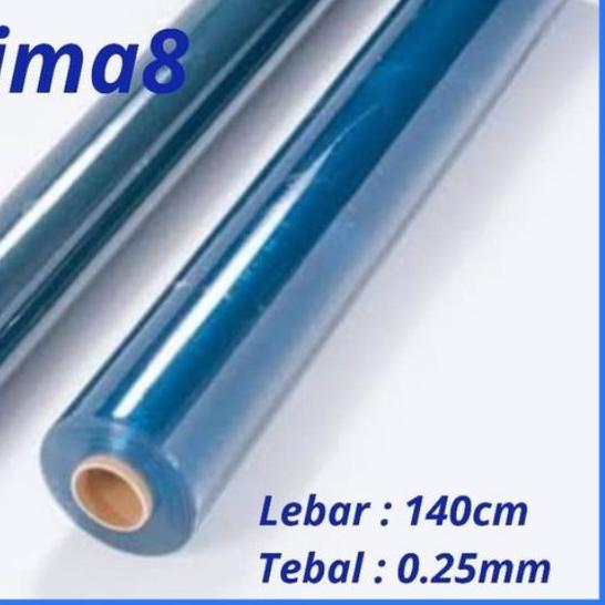 

❇ Plastik Mika Rigid Kaku PVC Clear Bening Tebal 0,25 0.25mm Lebar 140cm Mika Hantaran Kotak Seserahan Sourvenir Mika Meteran ➧