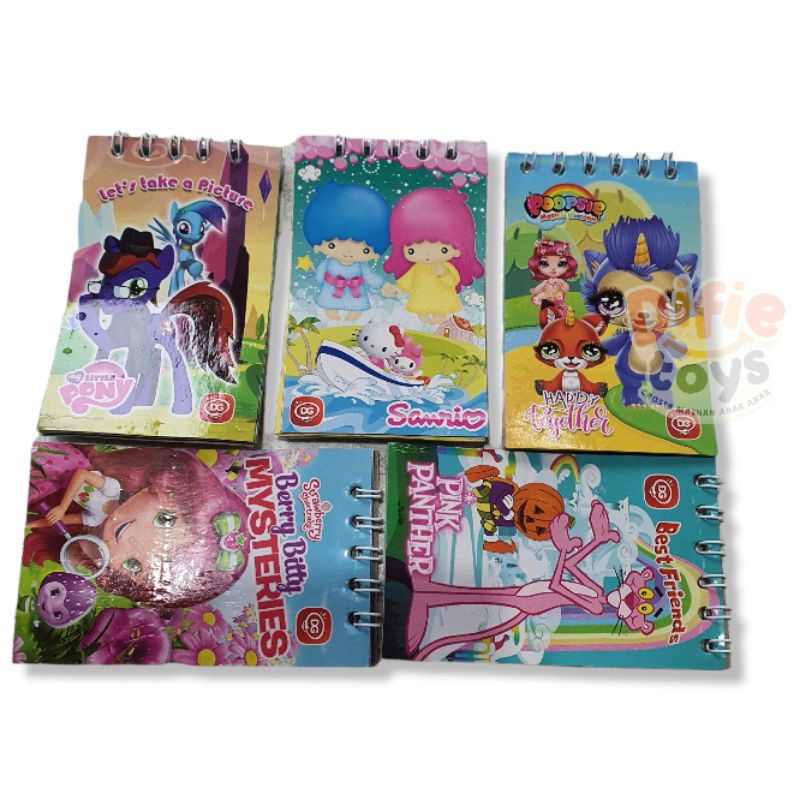 

lkjj 20 buku memo sepiral kecil dg notes book kecil spiral