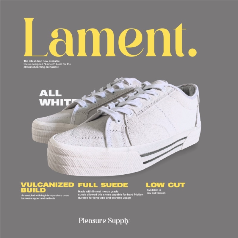 Sepatu Sneaker Unisex Pleasure Lament