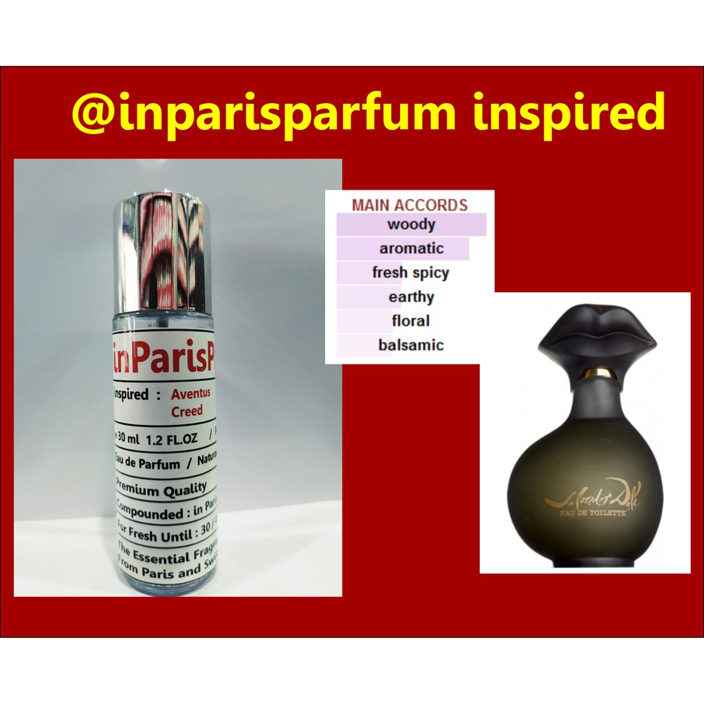 in Paris Parfum inspired SALVADOR DALI POUR HOMME