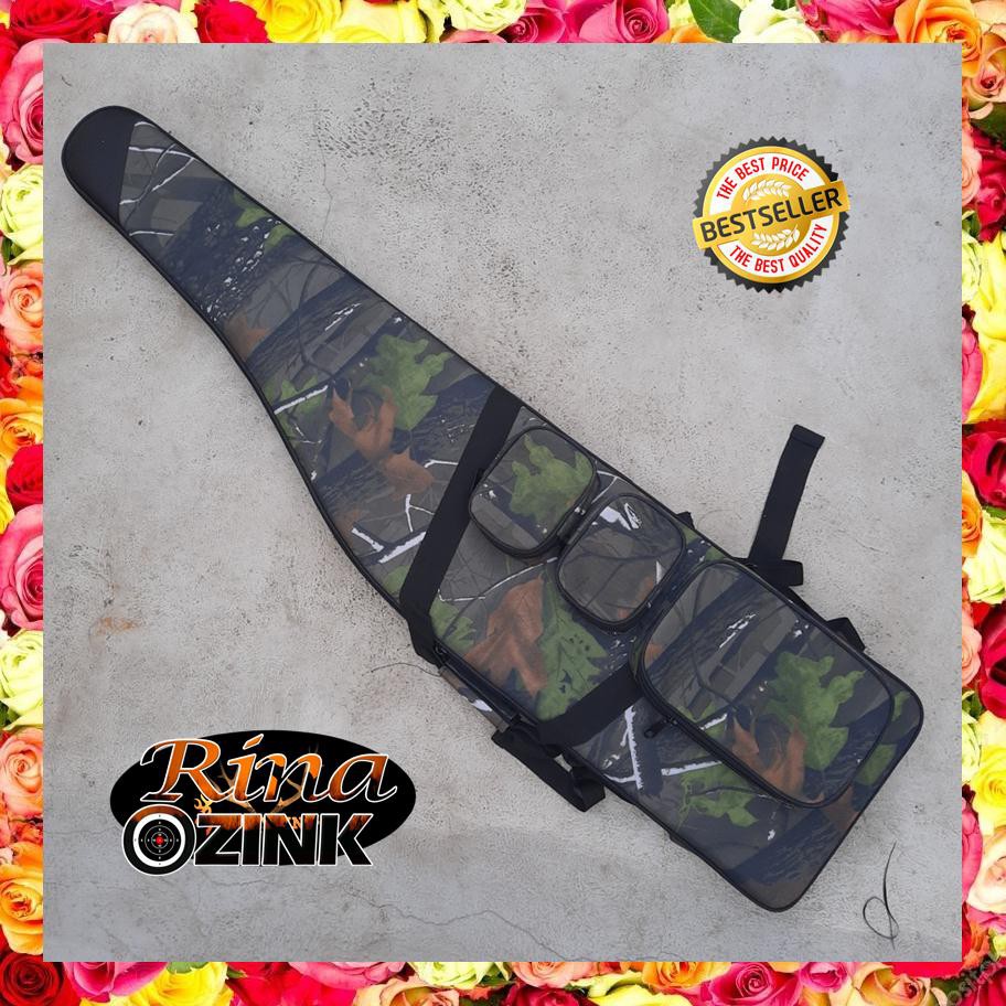 Tas Senapan PCP Camo - Tas Ransel Camo Busa Tebal