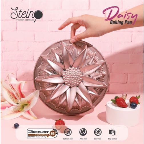 Stein Daisy Baking Pan Anti Lengket Ukuran 24cm