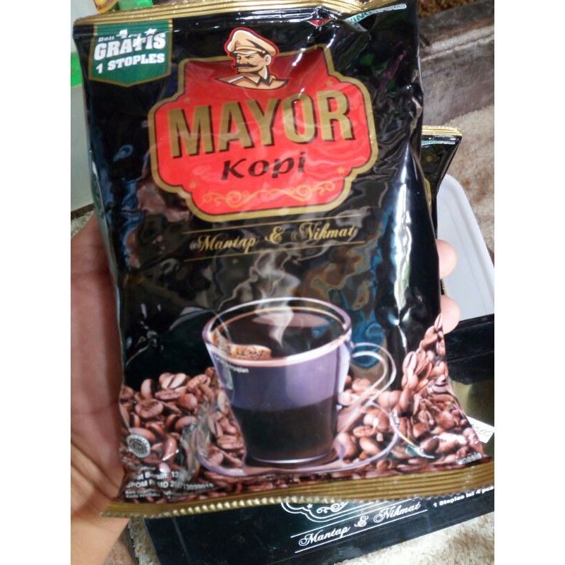 Mayor Kopi Hitam Bubuk Aroma Nikmat 135g