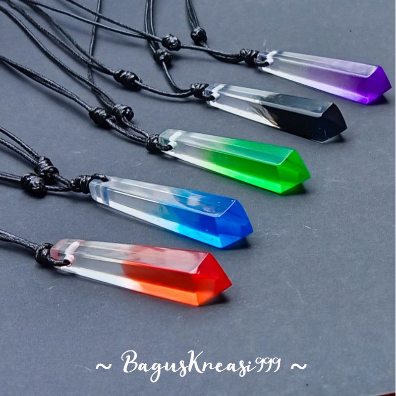 Kalung Liontin Pria Wanita Resin Premium Viral