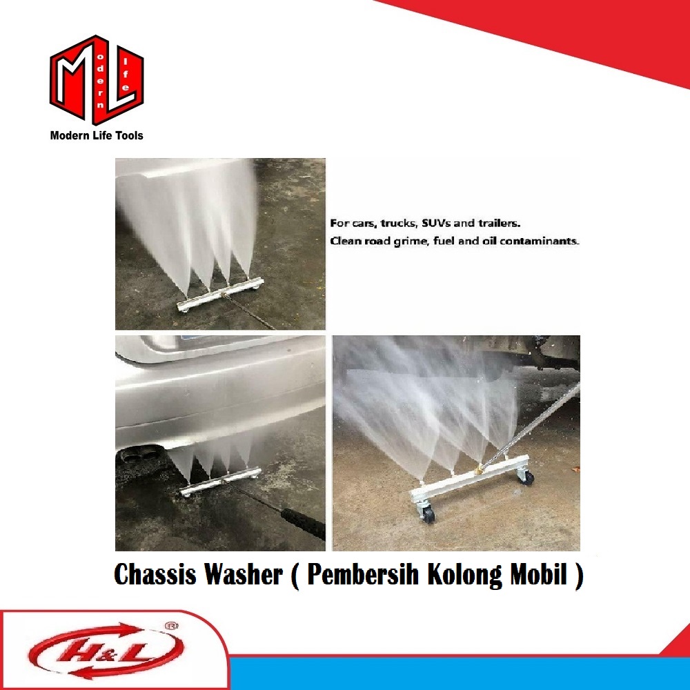 Car Chassis Cleaning Pressure Washer Nozzles Spray Kolong Mobil HL-400 Alat Cuci Kolong HL 400