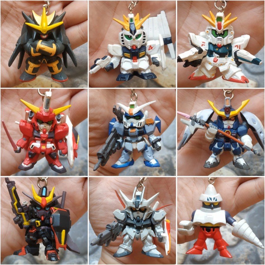 Gantungan Kunci Keychain Gundam Action Figure