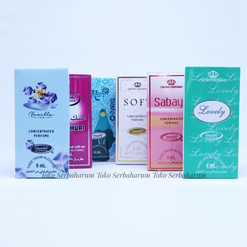 Grosir Parfum Minyak Wangi Dobha 6ml Original 1 Box 6 Botol