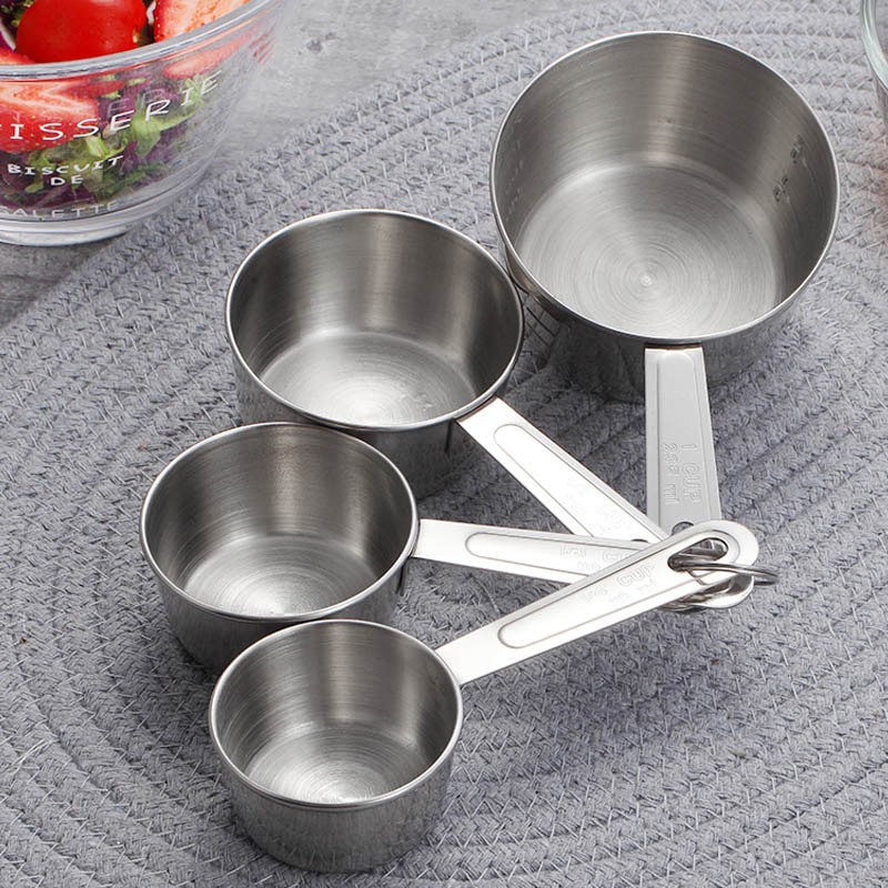 HOOMIN Sendok Takar Ukur Cup Stainless Steel Measuring Spoon 8 pcs