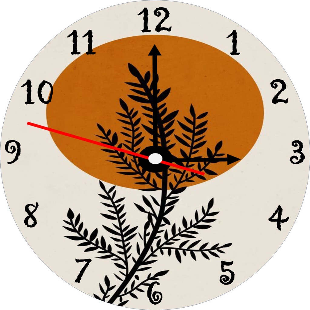 Jam Dinding Kayu Minimalis Aesthetic / Jam Dinding Vintage Unik-5