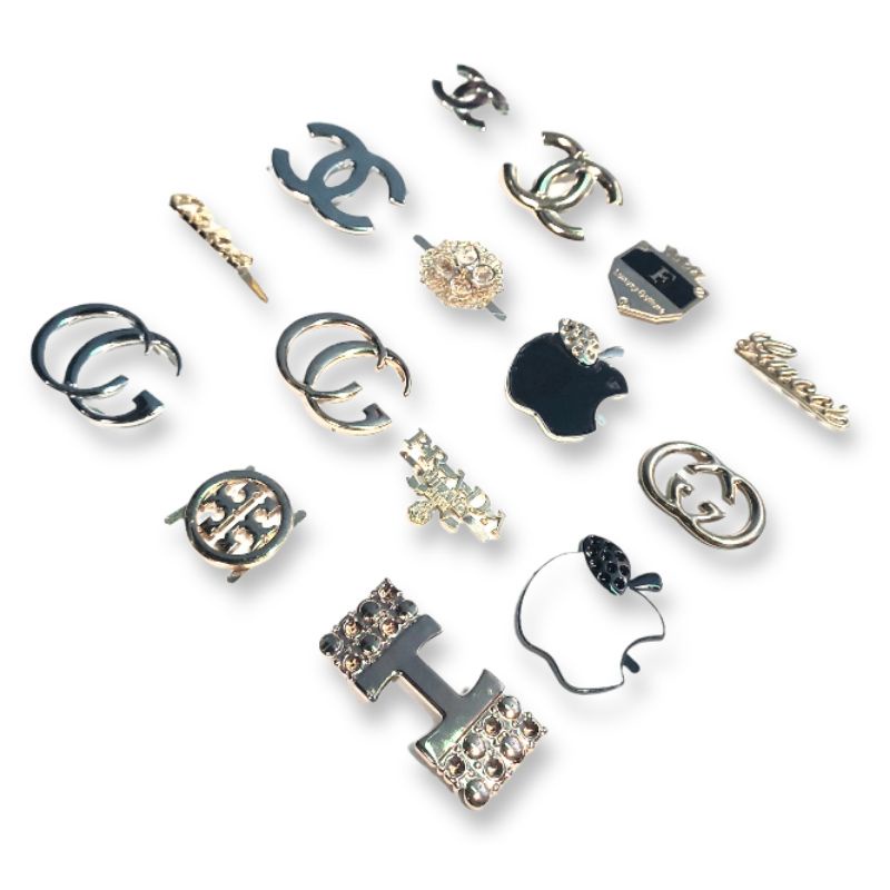 Aksesoris Tas bros tas bahan plat besi