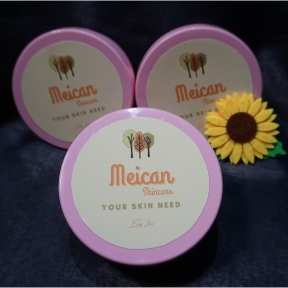 MEICAN BODY LOTION 250ML, HB WHITENING & MOISTURIZER