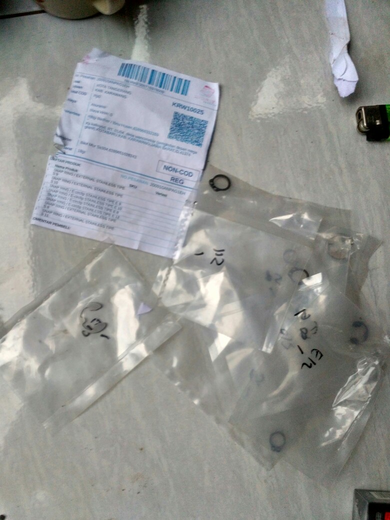 Snap Ring / E-circlip Stainless Tipe E 12