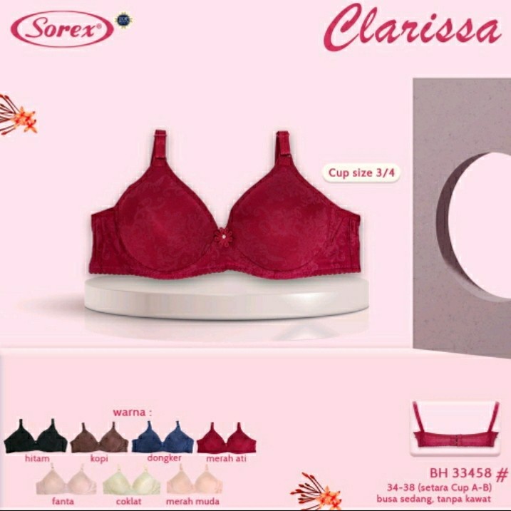 bh bra wanita sorex 18220 33458 33447 33441 33446 motif kembang tanpa kawat kait 2