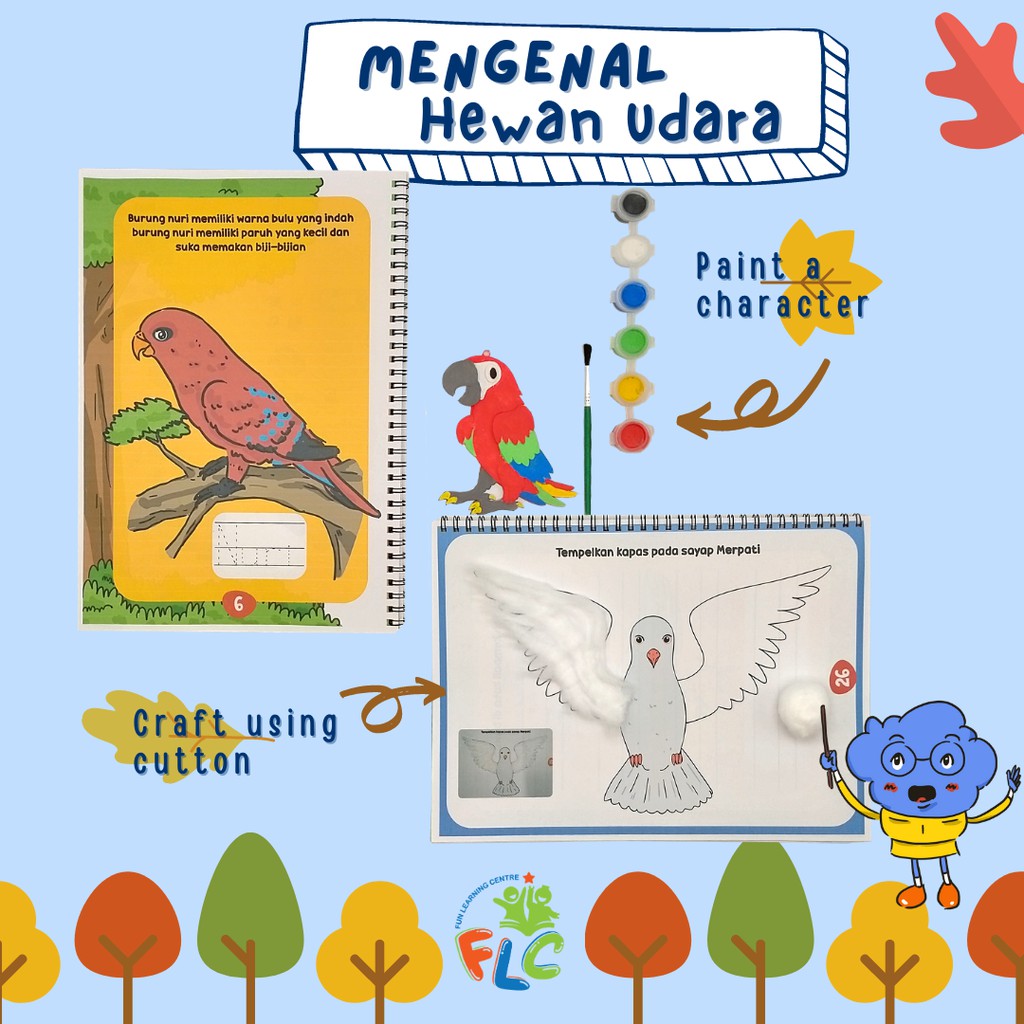 

Buku Anak Edisi Mengenal Hewan Udara 4+ Mainan Lego, Media Belajar Anak