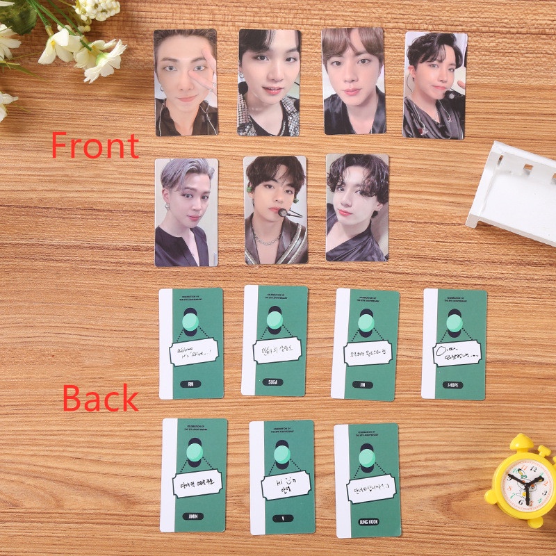 7 / 8pcs / set Kartu Lomo Foto Kpop BTS Map of the Soul On: E Untuk Koleksi